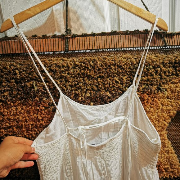 GAP NWOT white cotton sundress with pockets - Picture 2 of 5